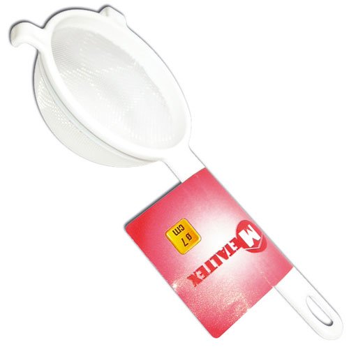 Metaltex 111607 Sieb mit Halterung aus Kunststoff, 7 cm, Weiß