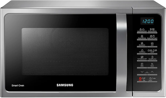 Samsung MC28H5015 Mikrowelle mit Grill und Heißumluft, Standgerät, 28 Liter Garraum, 900 Watt