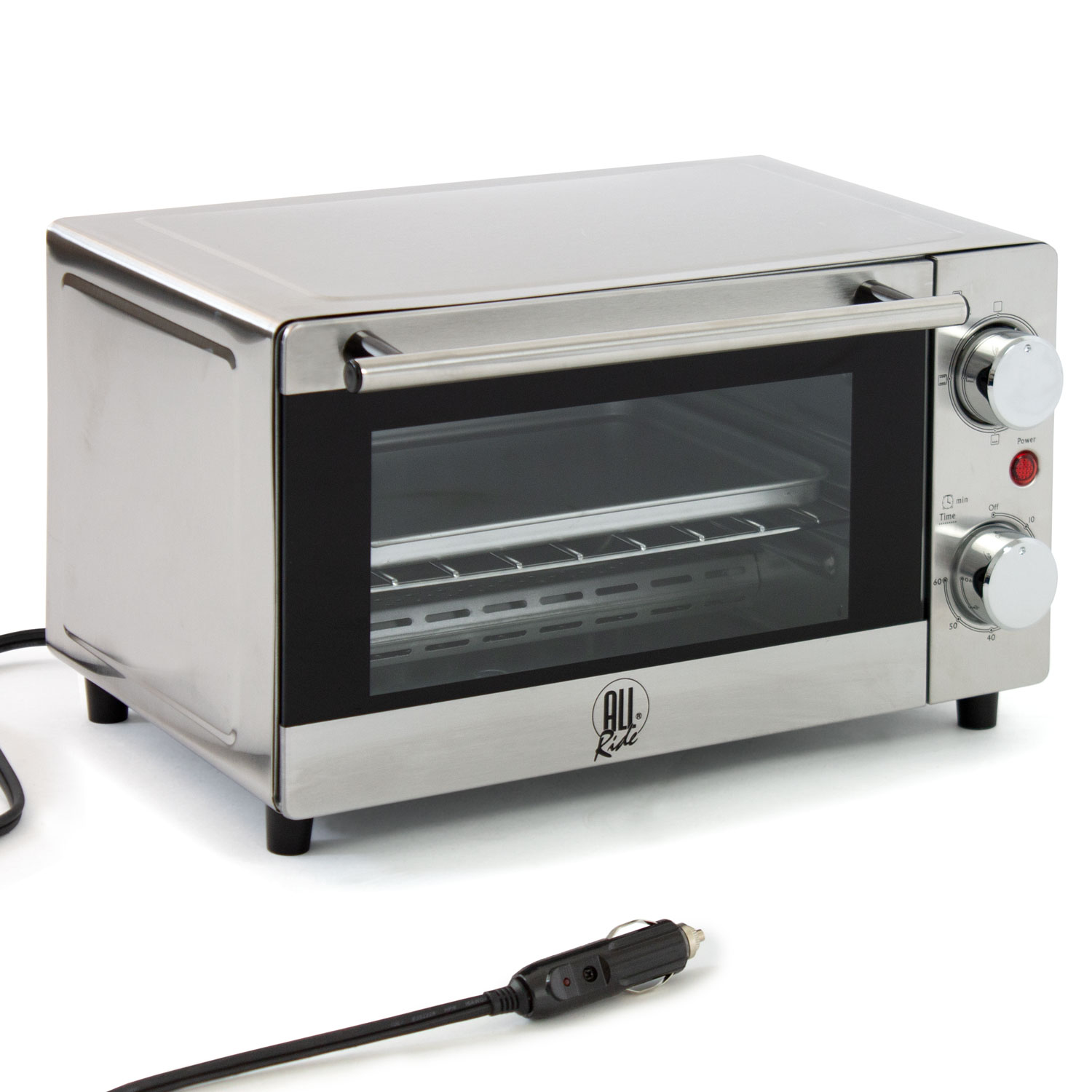 Multistore 2002 Mini-Backofen, 9L, für LKW-Bus, 24V, 300W, Edelstahl, Silber