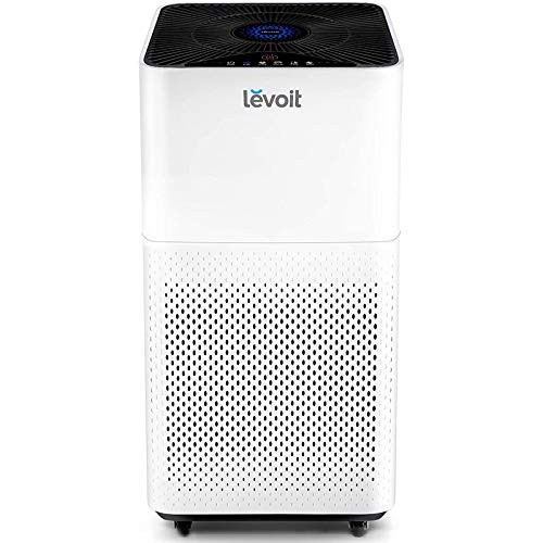 Levoit LV-H135 Air Purifier, Luftreiniger, für bis zu 43 m², CADR 360 m³-h, H13 HEPA-Filter, Luftqualitätssensor, Schlafmodus, Timer, weiß