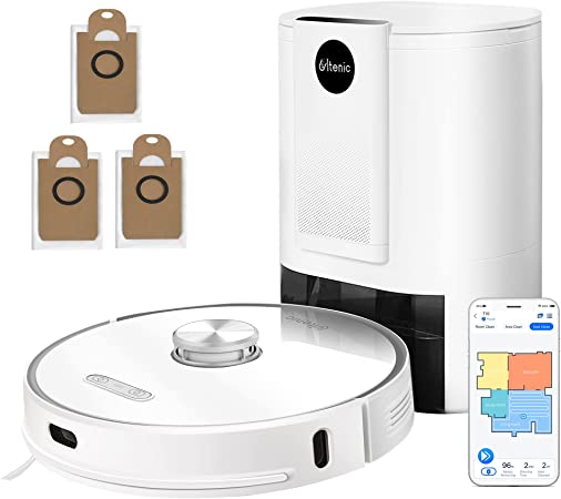 Ultenic T10 Saugroboter mit Wischfunktion, mit Absaugstation, Lasernavigation