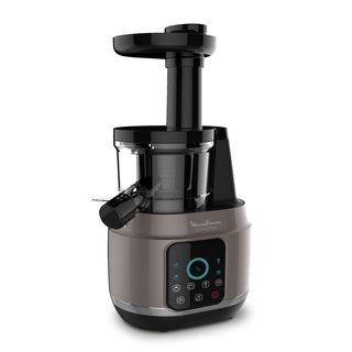 Moulinex ZU150510 Entsafter Juiceo Obst und Gemüse 2 Geschwindigkeitsstufen aluminium