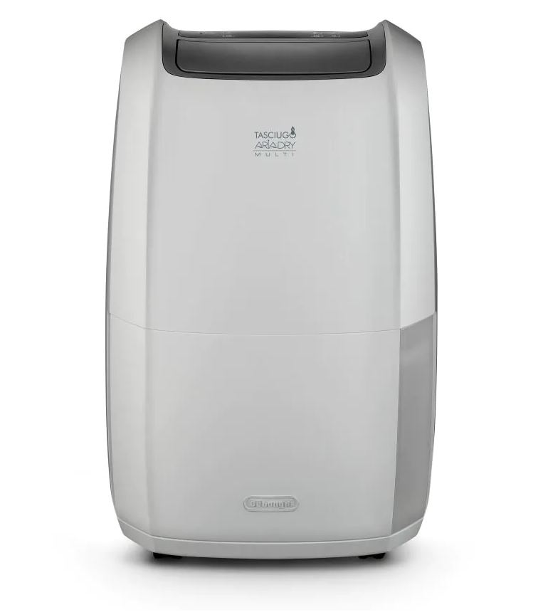 De'Longhi Tasciugo AriaDry DDSX225 Multi Luftentfeuchter, geeignet bis 100 m³, 5 L, Entfeuchtung bis 25 L/Tag, 195 m³/h