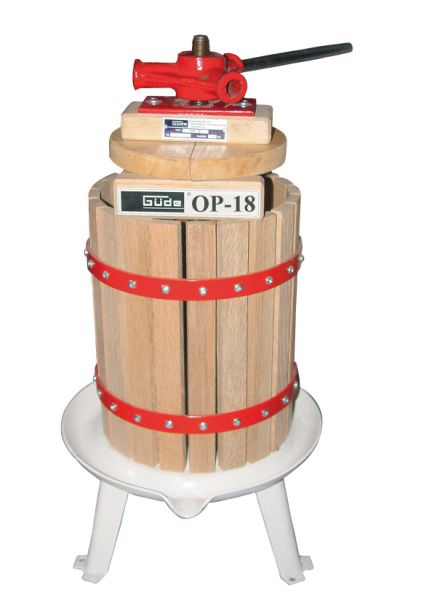 Güde 30005 BP 18 Obstpresse, Saftpresse und Beerenpresse, mechanische Presse inklusive Pressnetz 18 Liter