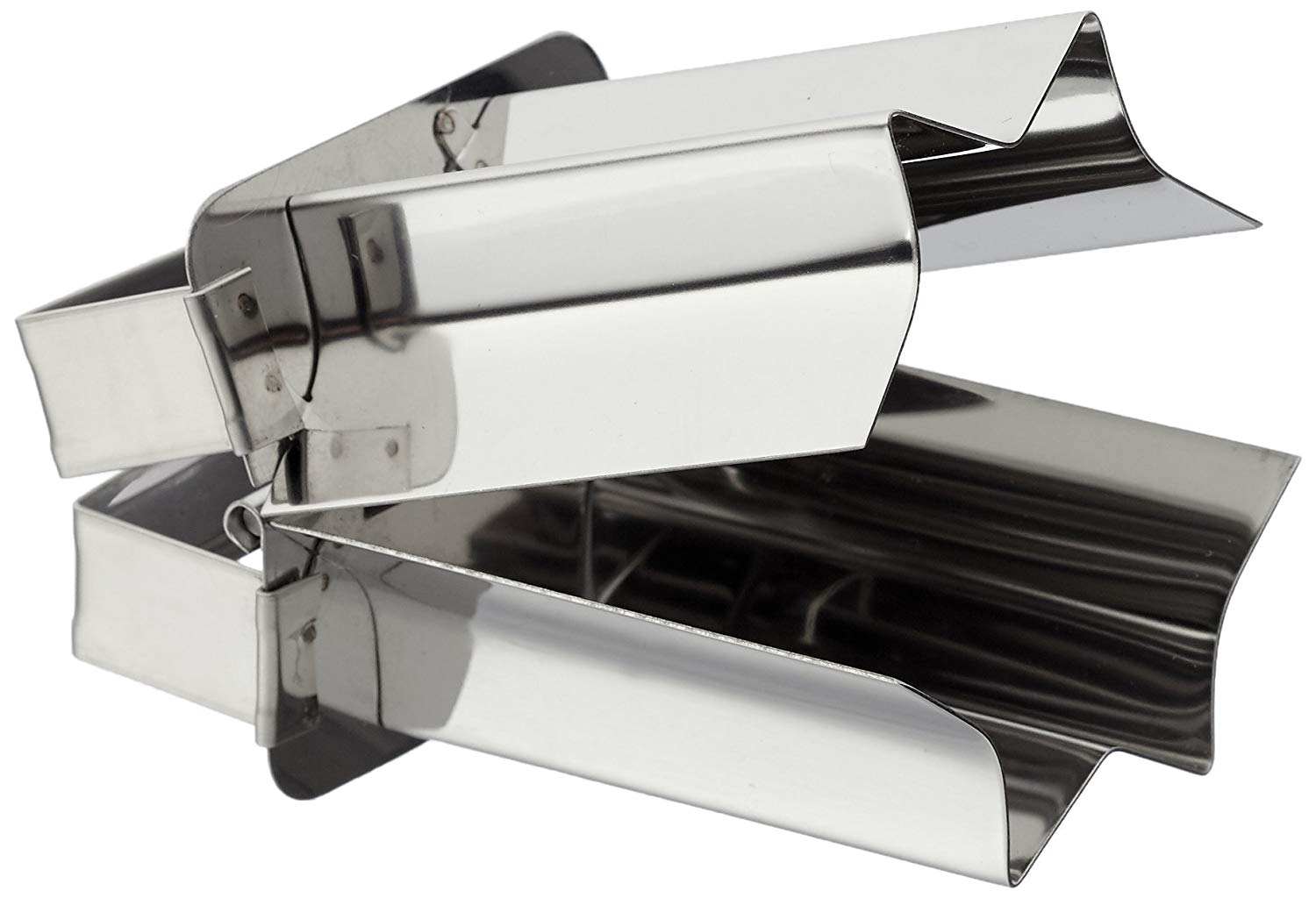 Städter Ausstecher, Edelstahl, Stern Silber Zimtsterne