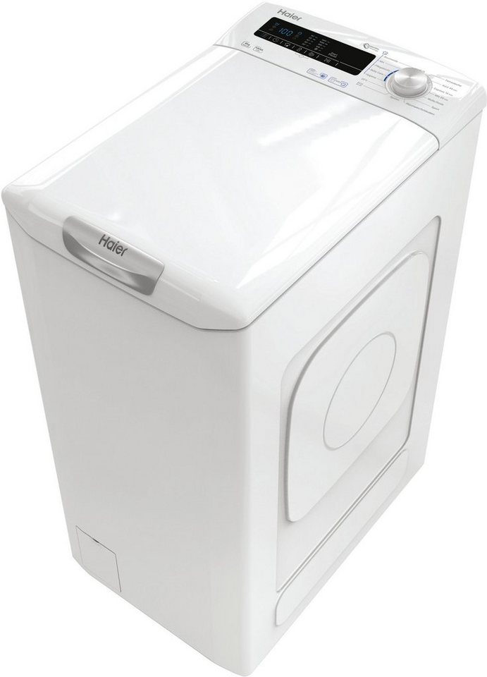 Haier RTXSGQ48TCE-1-84, Toplader-Waschmaschine, D, Fassungsvermögen 8 kg, Standgerät, Breite 40,5 cm, AquaProtect, HygienePlus