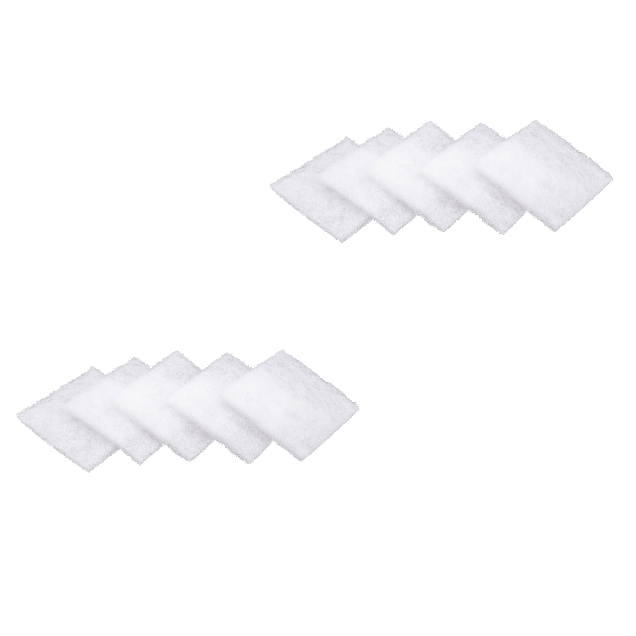 vhbw 10x Staub-Filter passend für Lüfter, Ventilator, Brandschutzplatte, Innenblende Lunos 2-GBF, 2-GVF, 2-ZSKA, Luga-S