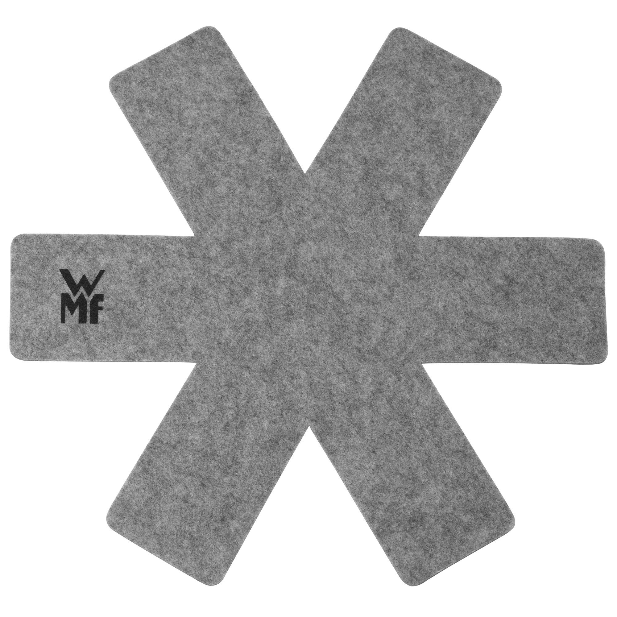 WMF Topf- und Pfannenschutz, 2 Stück, Schutzmatte vor Kratzer und Beulen, Schoner aus Kunststoff-Flies, geeignet für alle Größen