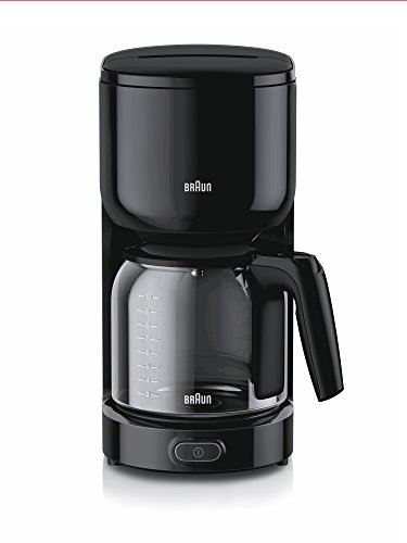 Braun KF 3120 BK Filterkaffeemaschine, Kaffeemaschine für 10 Tassen  Filterkaffee, Integrierter Wasserfilter, Tropf-Stopp, OptiBrew System,  Schwarz: Tests, Infos & Preisvergleich