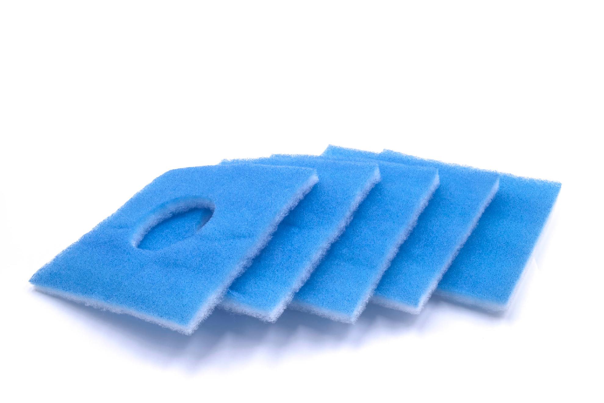 vhbw 5x Filter passend für Limodor Limot Lüfter Serie F Typ D, LF, ELF Lüftungsgerät Badlüfter & Deckel-Umrüstsatz F-C - Ersetzt F-LF-5, 00010 Zubehör