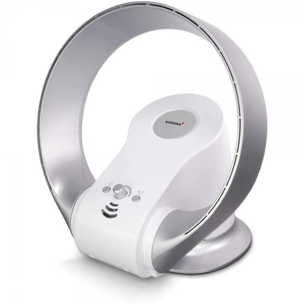 KORONA 81008 Flügelloser Ventilator Wand--Tischventilator 26 Watt Timer Fernbedienung Wandhalterung