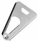 Westmark Vielzwecköffner mit Gummi-Lippe, Glas- und Flaschenöffner-Deckelöffner, Länge: 17 cm, Stahl-Gummi, Twist, Silber, 10502270