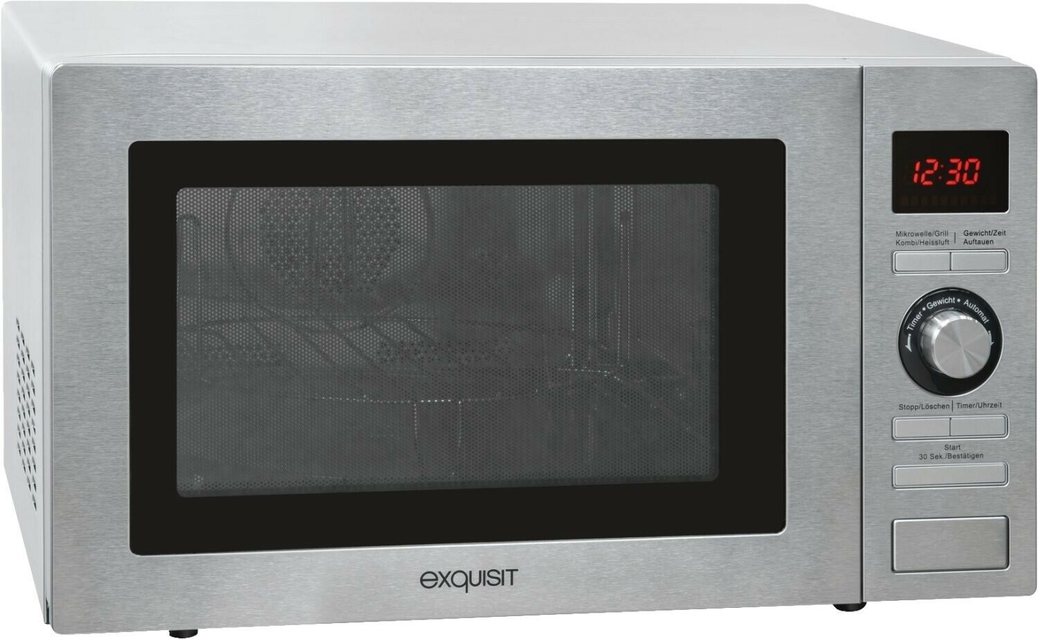 Exquisit MW 9025H-3-900 Watt Mikrowelle mit Grill und Heißluft ...