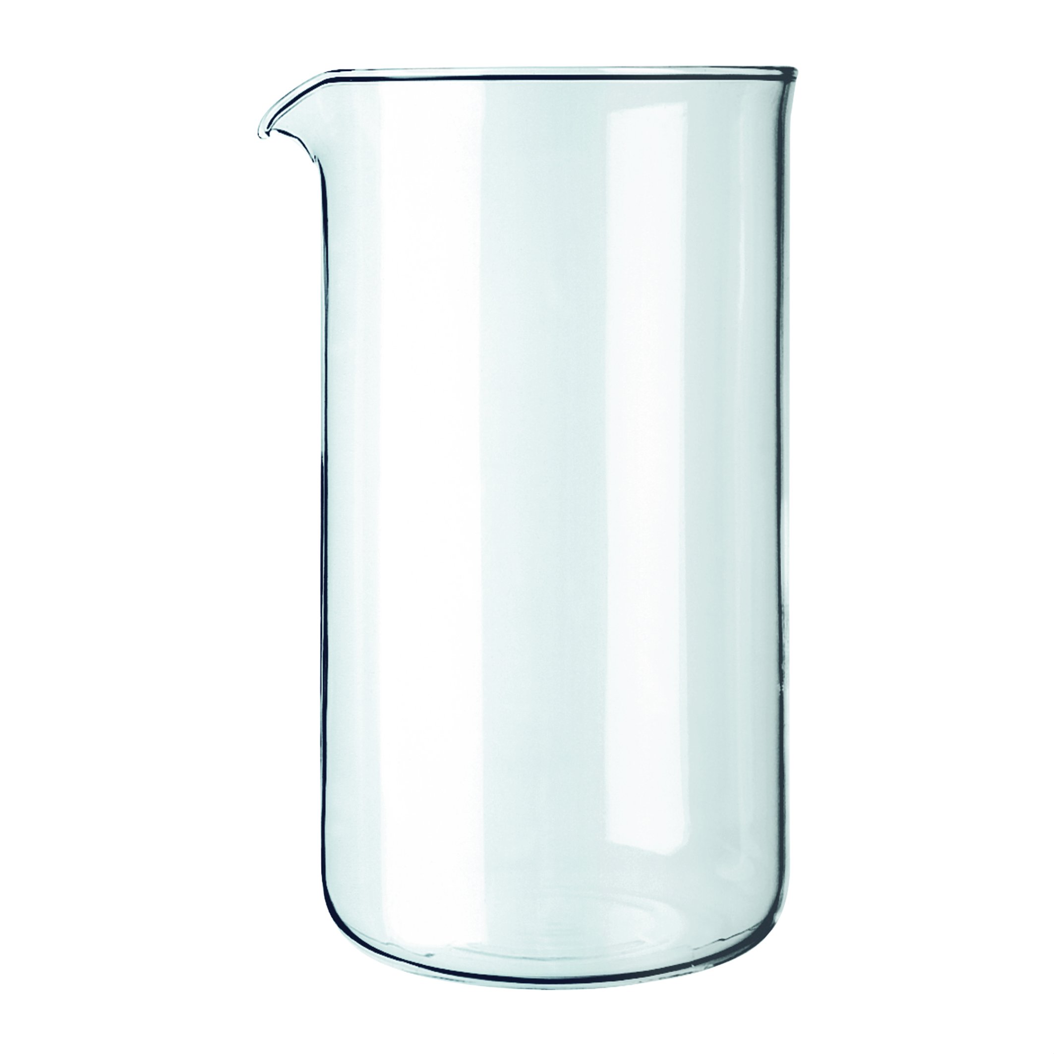 Bodum 1508-10 Ersatzglas zu Kaffeebereiter 8 Tassen, 1.0 l, ø 9.6 cm