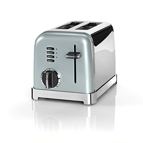 Cuisinart 2-Schlitz Toaster, 900W, 6 Bräunungsstufen, Autauen, Bagel, extra breite Toastschlitze, 6 Bräunungsstufen, rosa
