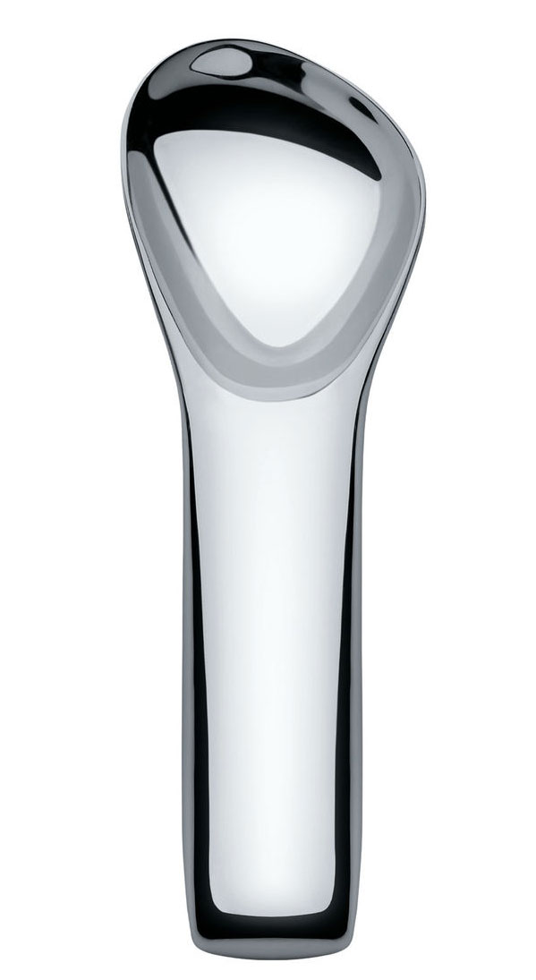 Alessi Eisspachtel, Edelstahl, silber, 17,6 x 5,6 x 3 cm