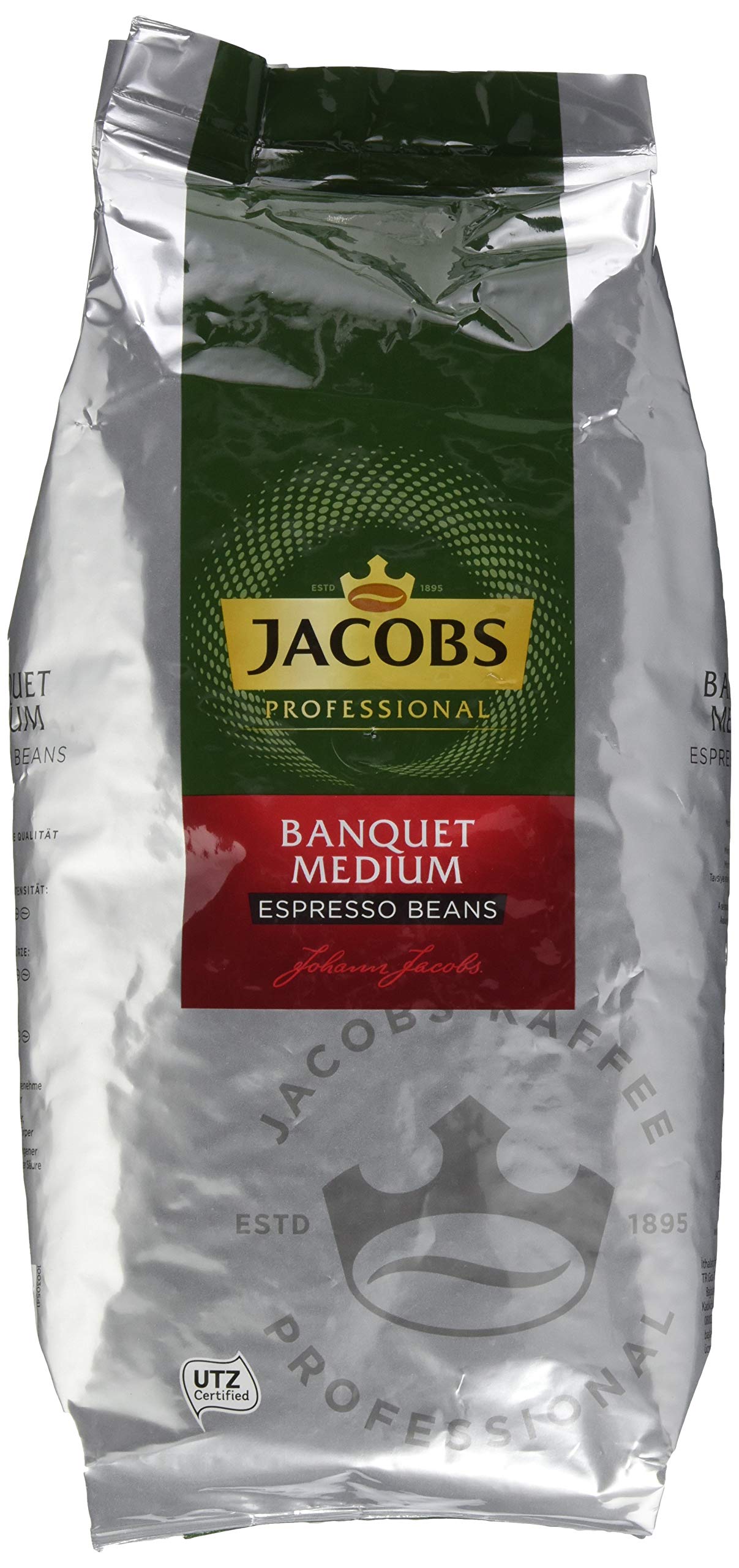 Jacobs Professional Banquet Medium Espresso Kaffeebohnen, 1 kg