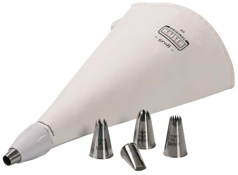 KAISER Profi-Spritzbeutel-Set, 7-teilig 39 cm, LA FORME SELECT