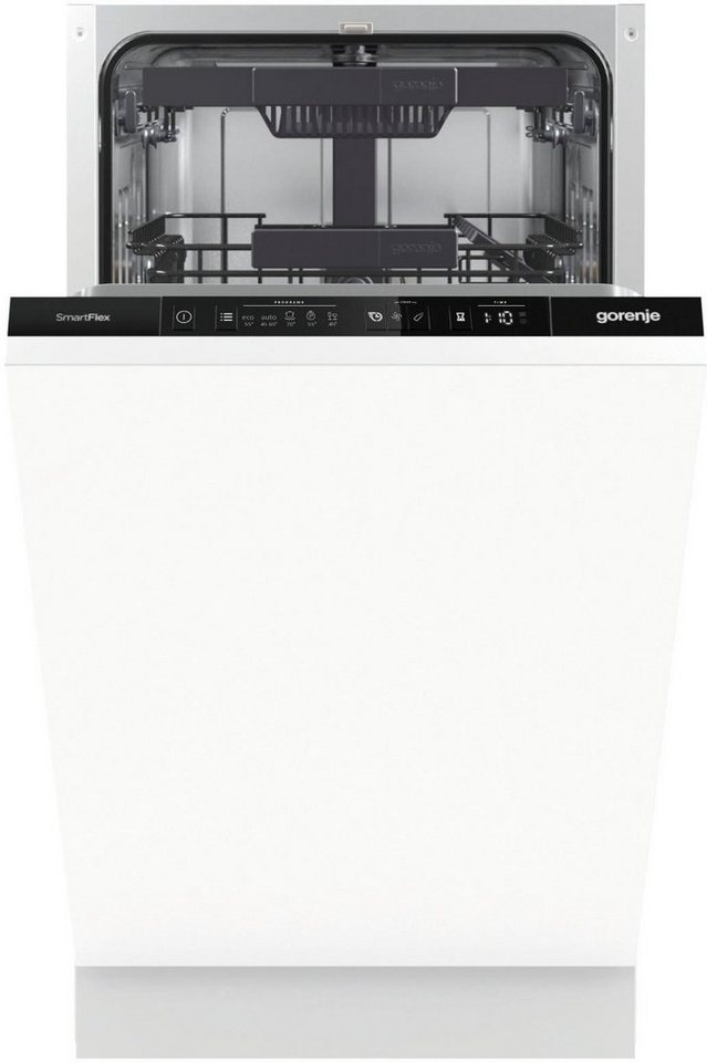 Gorenje SmartFlex GV561D10, Geschirrspüler, D, Geräuschemissionsklasse C, Geräuschemissionen 45 Dezibel