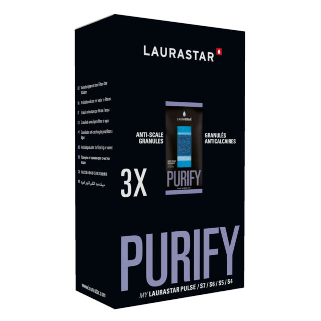 Laurastar Entmineralisierungsgranulat für Laurastar Bügelsystem Wasserfilter 3er Pack