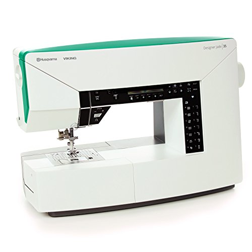 Husqvarna Viking Designer Jade 35 Näh- und Stickmaschine, 70 Stickdesigns, automatische Einstellungen