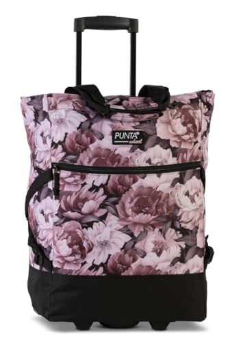 Punta Punta Wheel Einkaufstrolley, 50 cm, rot, aus 100% Polyester, kompakt und praktisch