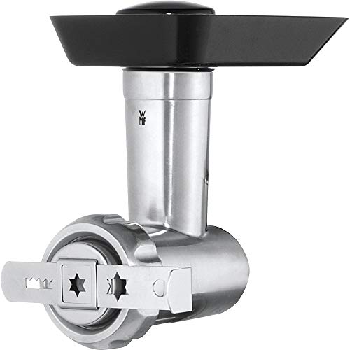 WMF Profi Plus Spritzgebäck-Aufsatz aus Cromargan Edelstahl, 4 Formen für Fleischwolf, Zubehör für WMF Profi Plus / KÜCHENminis