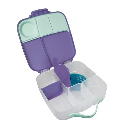 B.Box Lilac Pop, Lunchbox mit Fächern und Silikondichtung, violett, für aktive Kinder