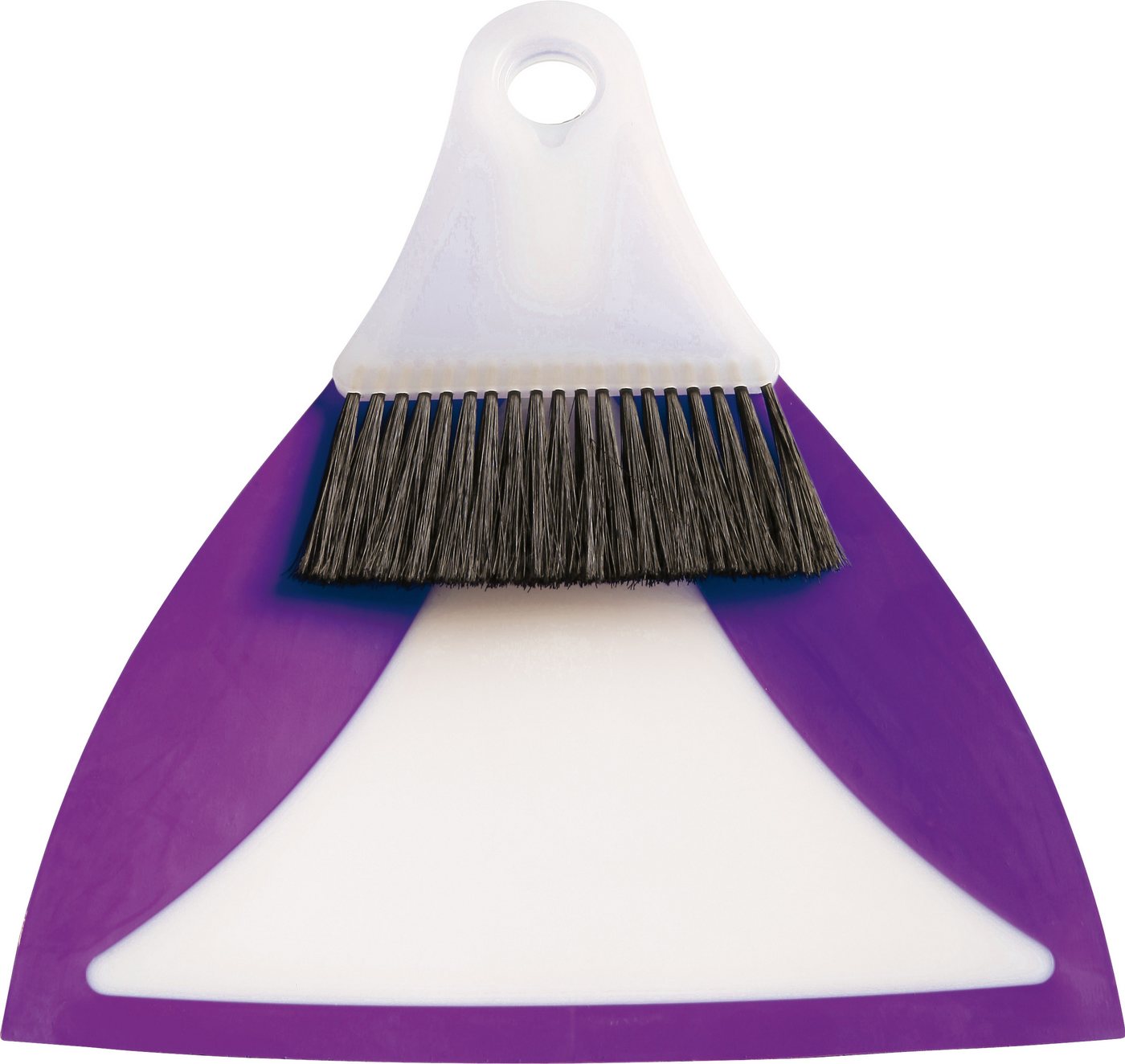 haug bürsten Flexi Kehrgarnitur, platzsparende Reinigungsutensilien in Plum, für einfache und effektive Bodenreinigung