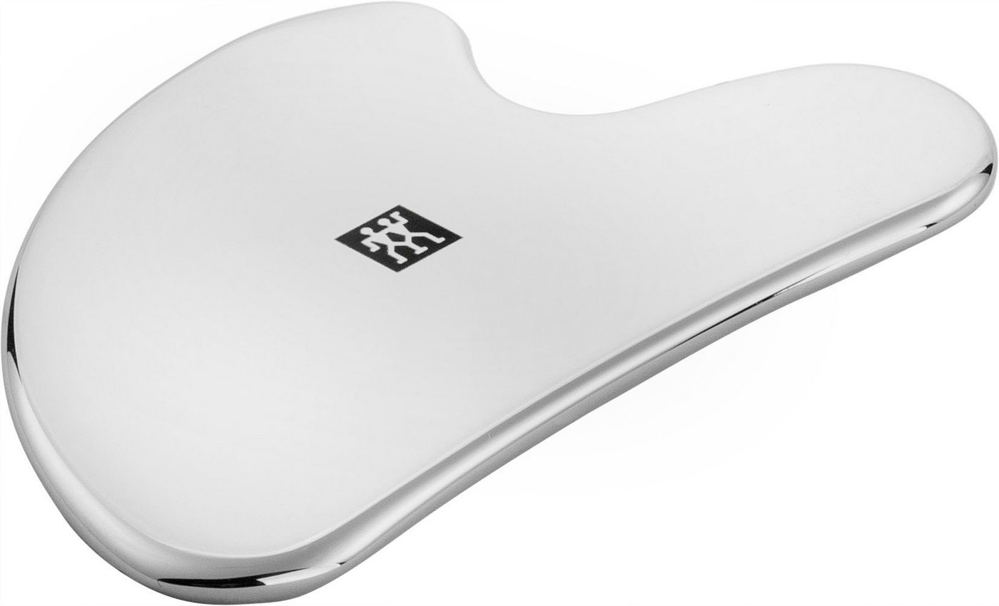 Zwilling Massagestein, 1-tlg., Edelstahl-Gesichtsmassage Tool, für Gua Sha Behandlungen, kühlende Wirkung