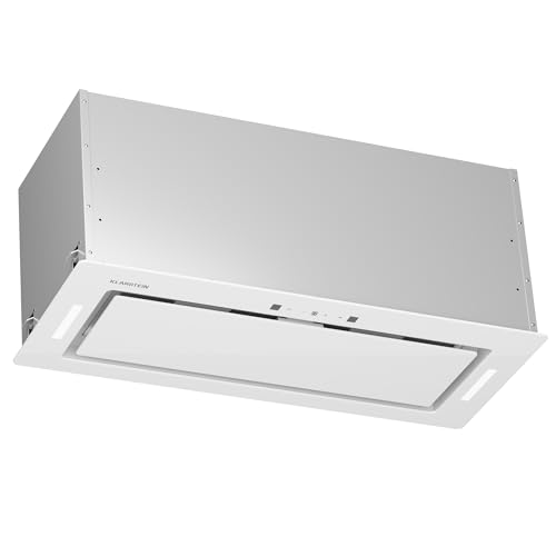 Klarstein Dunstabzugshaube, Abluft/Umluft-Dunstabzugshaube, Leise mit 466 m³/h Luftstrom, Edelstahl-Dunstabzug