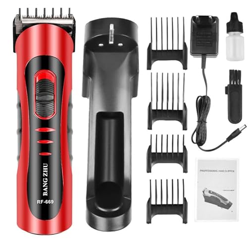 Kemei Haarschneider Profi Trimmer Rasierer Bart Clipper Hair Akku, 45min Laufzeit, 35mm Schnittbreite, universelle Stromversorgung
