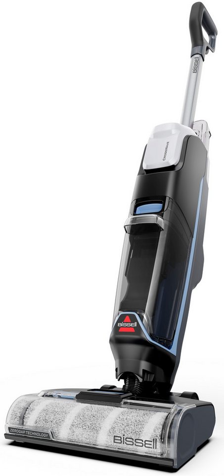 Bissell CrossWave Edge Cordless Select, Nass-Trocken-Akkusauger mit 340 W, beutellos, ZeroGap™-Technologie, Tangle-Free-Technologie, zwei Reinigungsmodi