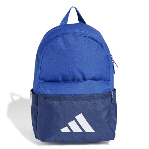 adidas Sportswear Daypack KIDS LOGO RUCKSACK, kompakter Kinder-Rucksack mit verstellbaren Trägern, aus 50% recycelten Materialien