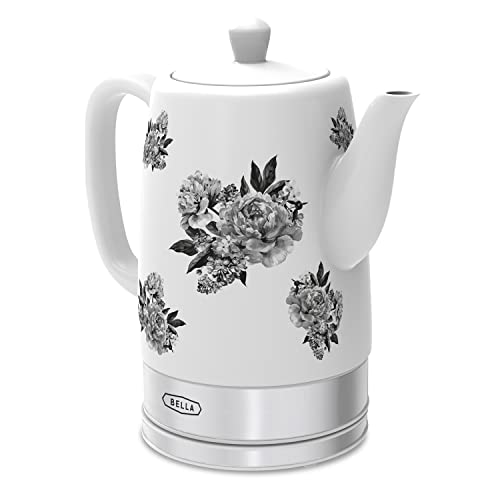 BELLA 1.5L Electric Ceramic Kettle - Black Floral