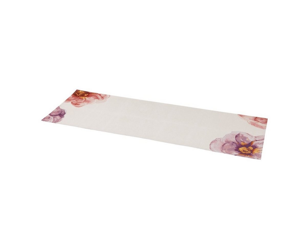 Villeroy & Boch Papierserviette Rose Garden Home, 49 x 143 cm, Gobelin Läufer, 70% Baumwolle & 30% Polyester, maschinenwaschbar bis 40°, in Rose