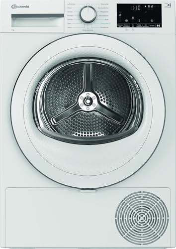 Bauknecht BT 7RC WW Wärmepumpentrockner, 7 kg, EEK C, Precision Dry, Slim Design, Weiss