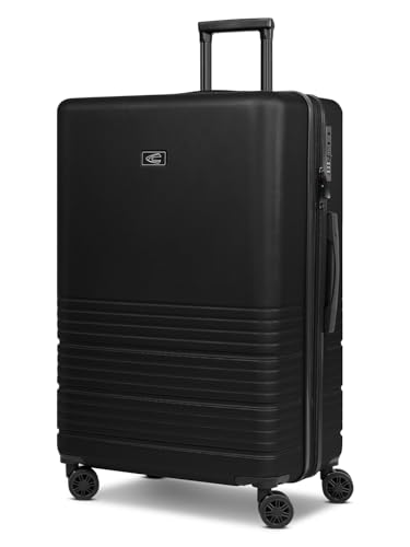 camel active XL Trolley Koffer Hanoi Serie, Hartgepäck aus Polycarbonat mit 99 Liter Volumen, 4 Doppelrollen & Zahlenschloss, 47 x 30 x 78 cm, für Damen und Herren