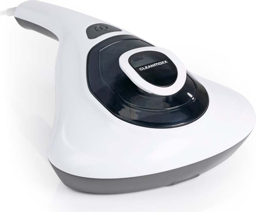 DS Produkte CLEANmaxx Milbensauger Vibration - entfernt 99,9 % aller Milben - mit UV-C-Licht, Handstaubsauger in Weiß