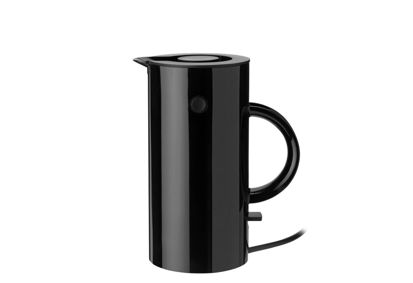 Stelton Wasserkocher EM77 0,5 l Schwarz, 0,5 l, 700 W - Effizientes Design in Edelstahl