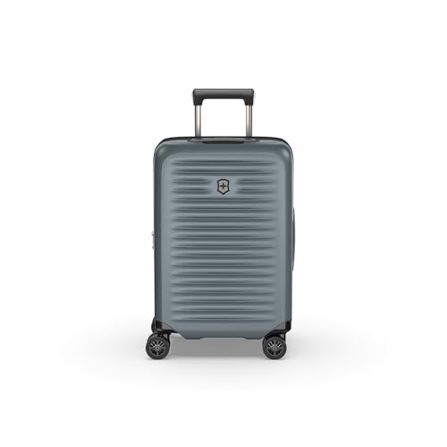 Victorinox Airox Advanced Frequent Flyer Hardside Carry-On, Handgepäcktrolley, Leicht, Damen/Herren, 35 x 23 x 55 cm, 37 l, Erweiterbar, Grau