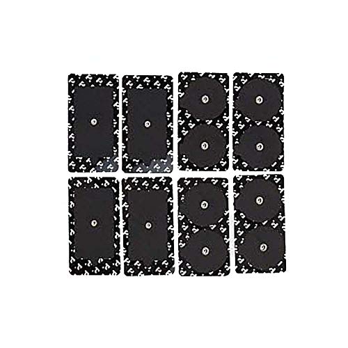 Therabody PowerDot MAGNETIC PAD RED 2.0, Elektrodenpads für Muskelstimulation, 2 rechteckige und 4 runde Pads