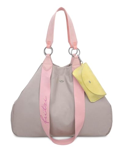 Fritzi aus Preußen Izzy Canvas Shopper Tasche, 100% Baumwolle, 45 cm x 19 cm x 39 cm, gelb