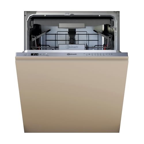 Bauknecht BKSV2 IAN, Vollintegrierbarer Geschirrspüler 60cm, 14 Maßgedecke, Silber, Energieeffizienzklasse A, leise mit 41 dB, ActiveDry und Hygiene-Programm