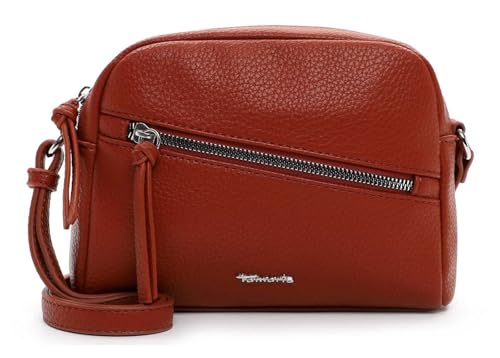 Tamaris TAS Alessia, Umhängetasche in Uni-Design mit Echtleder-Optik, angenehm weich, Schwarz