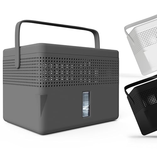 BonAura® AirOne Max, Luftentfeuchter ohne Strom für Räume bis 33m², 360° Belüftung, integriertem Ausgießer & 980g Granulat, Schimmel- und Geruchsschutz