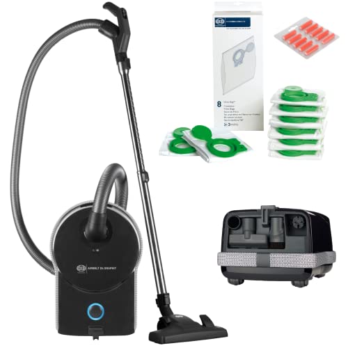 SEBO Staubsauger Airbelt D4 Control 890 W inkl. Zubehör, Aktionsradius 15,5 M, blau