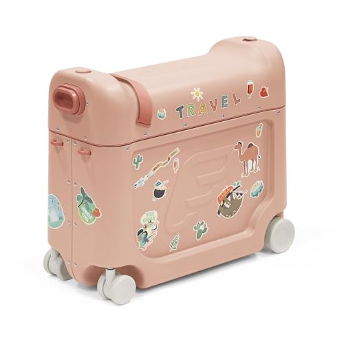 Stokke Kinderkoffer JetKids BedBox Aufsitzkoffer mit Bettfunktion, 4 Rollen, Als Handgepäck zulässig