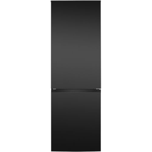 Bomann XXL Kühlschrank mit Gefrierfach 186cm | 60cm breit | Kühlgefrierkombi 4 Ablagen | 40db | KG 7357 schwarz-inox