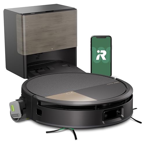 iRobot Roomba Max 705 Combo Vac, Staubsauger-Roboter mit AutoEmpty™ Dock, PerfectEdge-Technologie und 175x Saugkraft, Schwarz